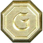 Image of a Golden cufflink once owned by Willman R. Golden, Sr.