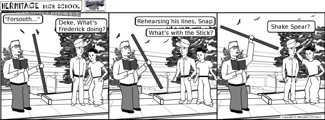 Comic strip: Shake Spear #1