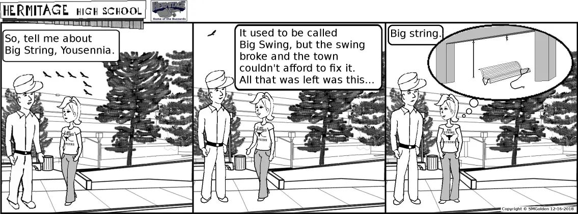 Comic strip: Big String