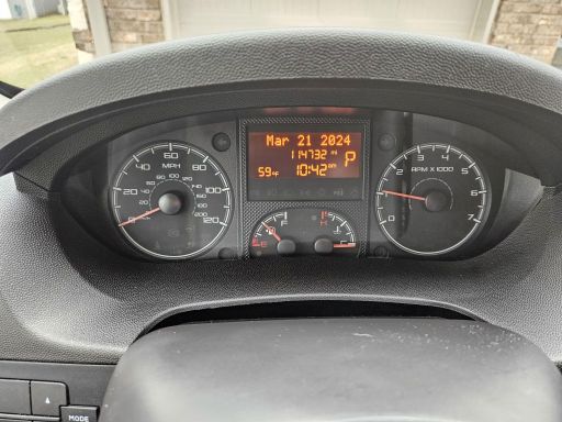 2016 Promaster 1500 136WB Instrument Cluster Showing Date