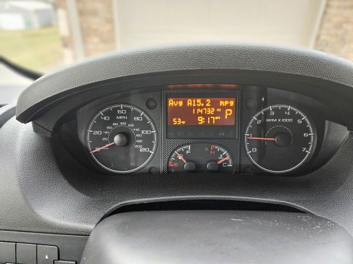 2016 Promaster 1500 136WB Instrument Cluster Showing Avg MPG